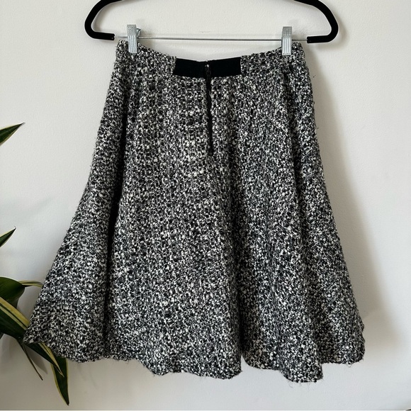 Alice + Olivia Tweed Pattern Skirt Knee Length Size 8 - Picture 2 of 7